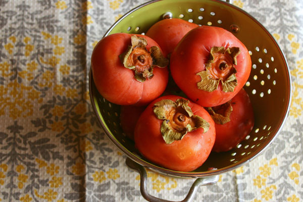 persimmons