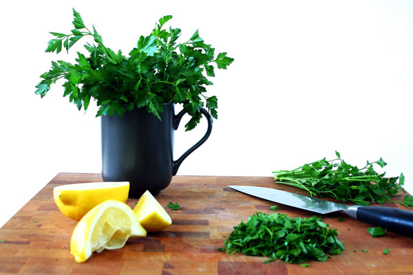 lemon & parsley