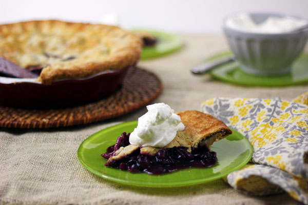 blueberry rhubarb pie