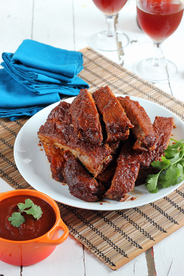 smoky pork spare ribs