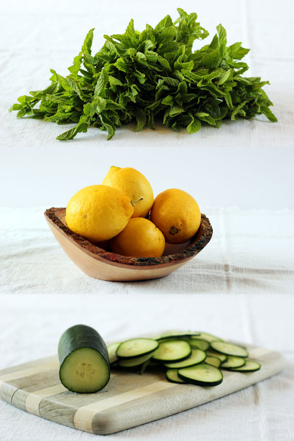 mint, lemon & cucumber