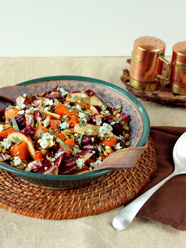 roasted butternut squash salad