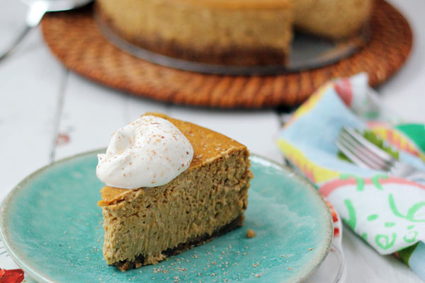 bourbon pecan pumpkin cheesecake