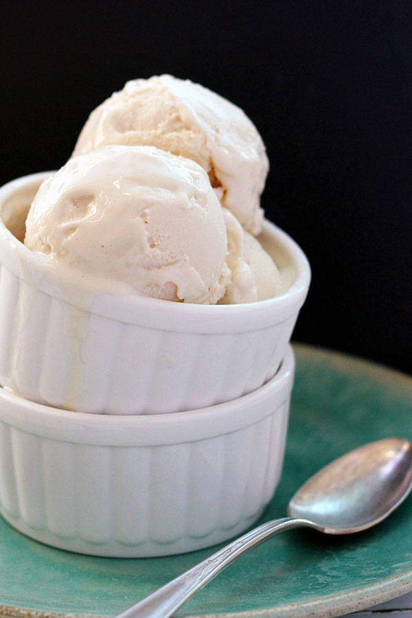 Maple Lavender Frozen Yogurt