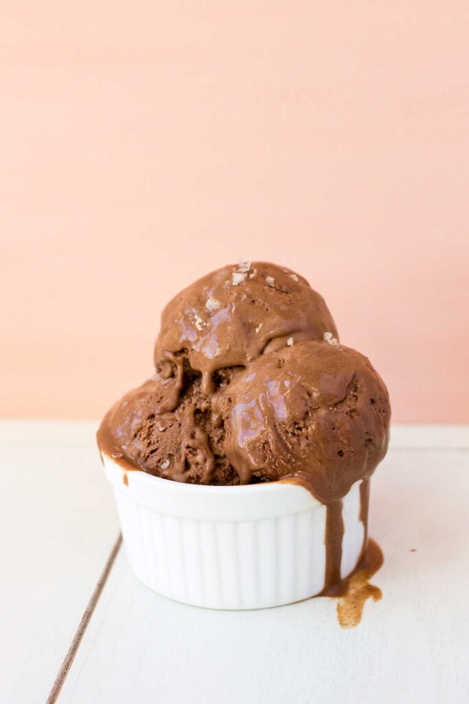 Chocolate Smoked Salt Ice Cream