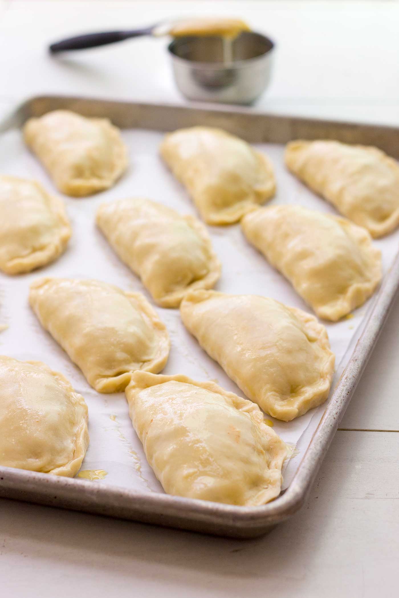 assembled empanadas