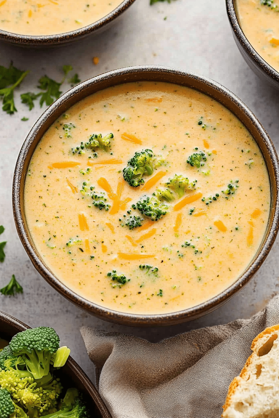 Broccoli Cheese Soup in instant pot