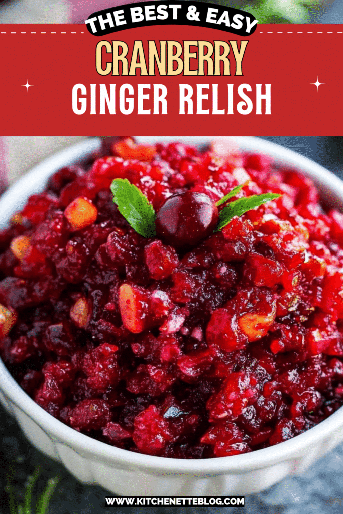 Ready to Pin Cranberry Ginger Relish Recipe