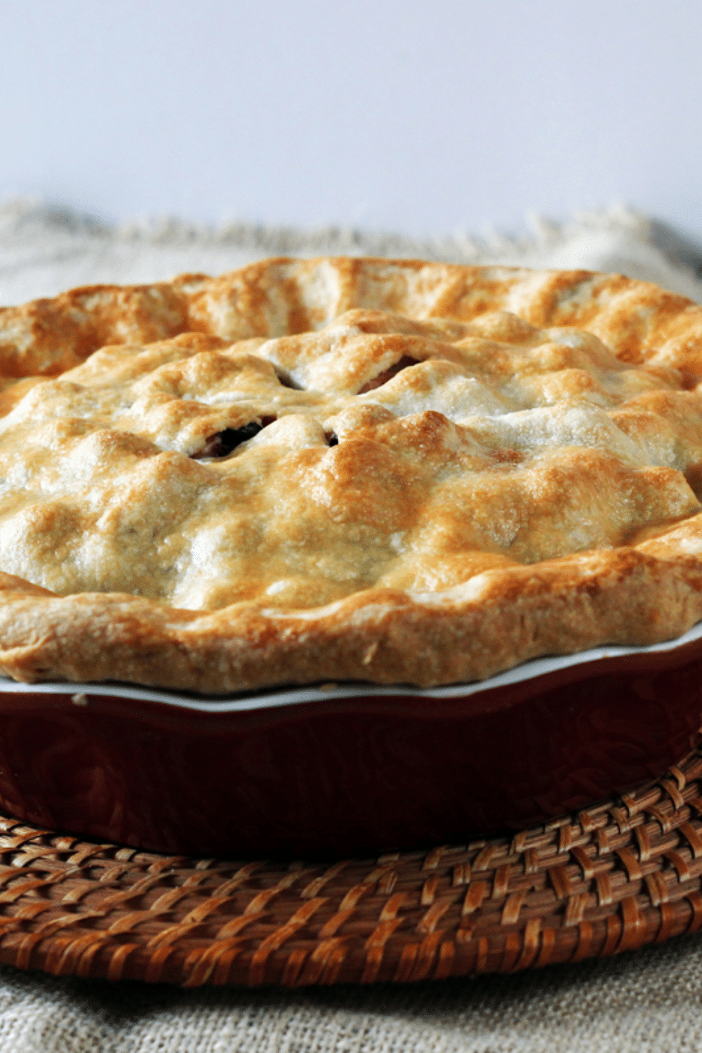 Blueberry Rhubarb Pie