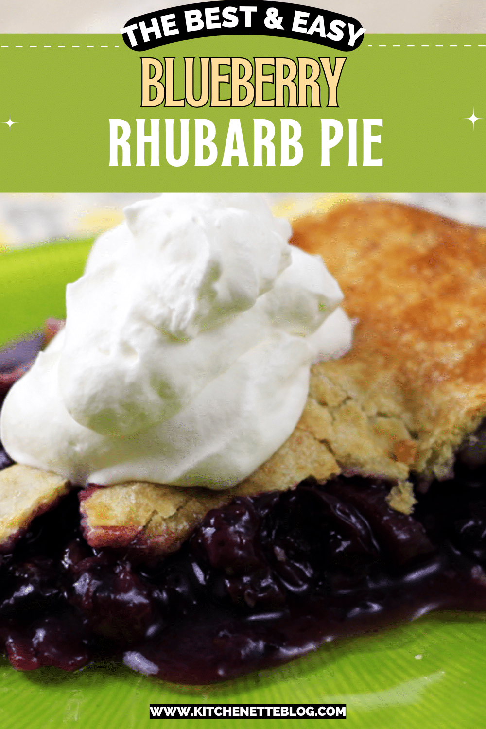 Blueberry Rhubarb Pie