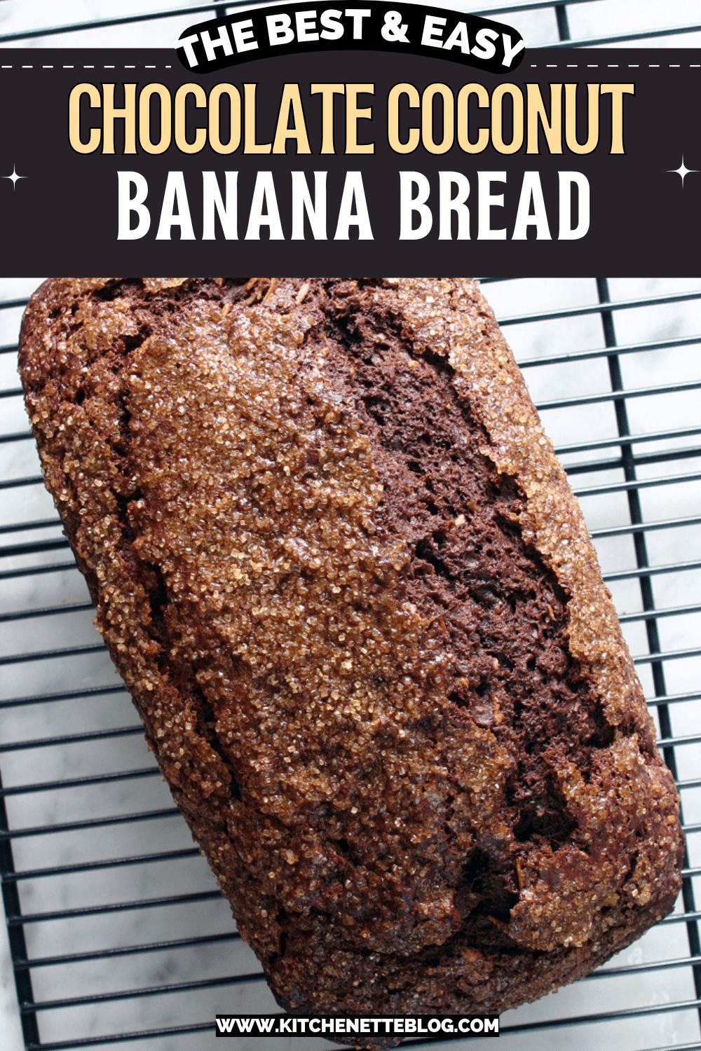 Chocolate Coconut Banana Bread