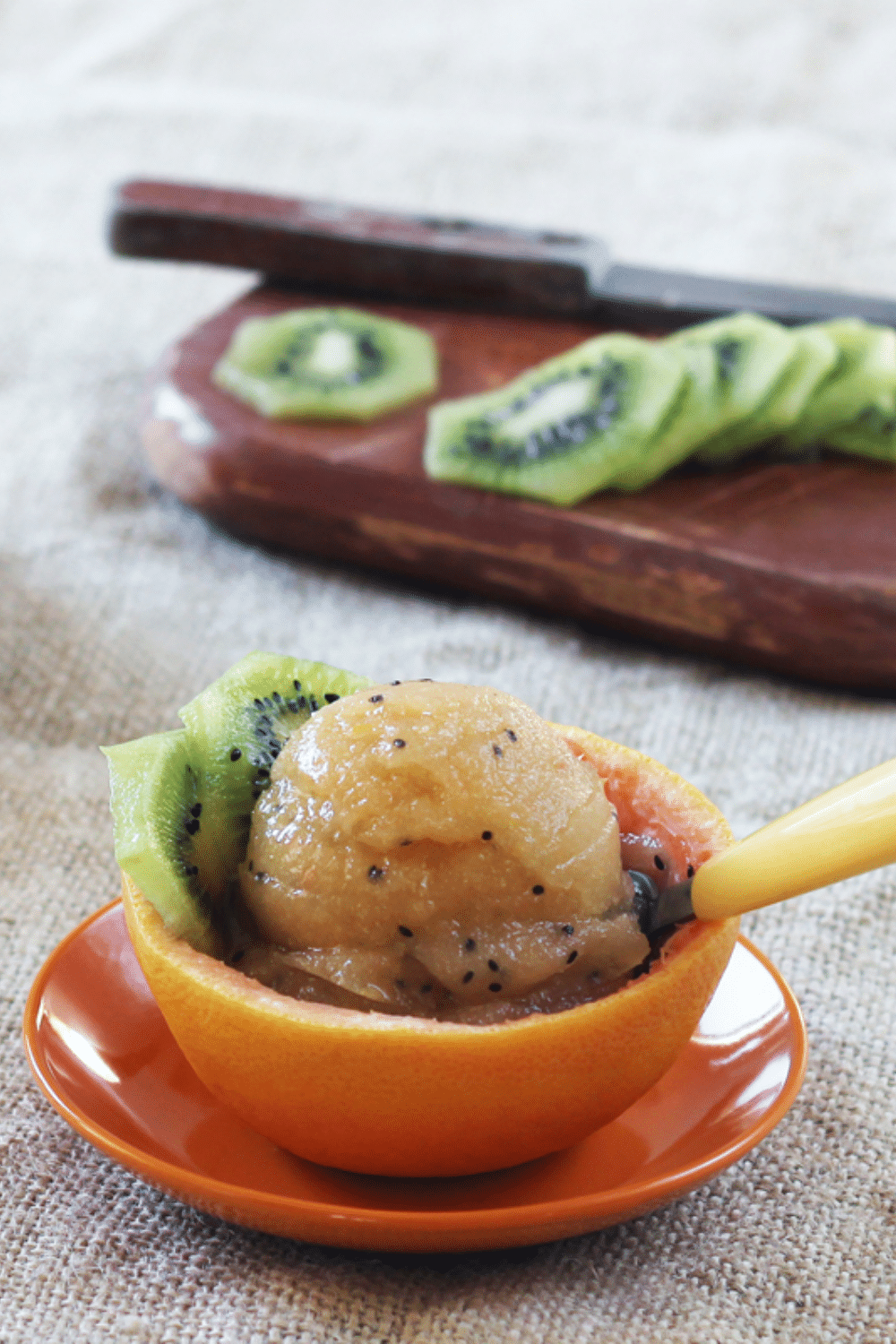 Kiwi Grapefruit Sorbet