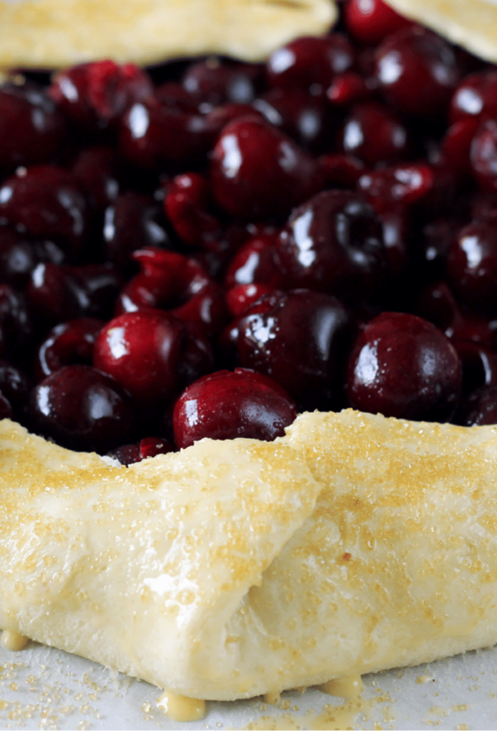 Rustic Sweet Cherry Galette