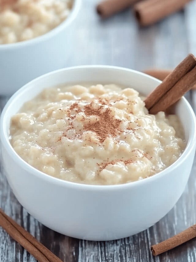 Slow Cooker Rice Pudding Recipe