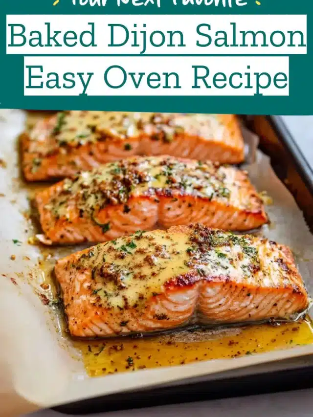Baked Dijon Salmon Easy Oven Recipe