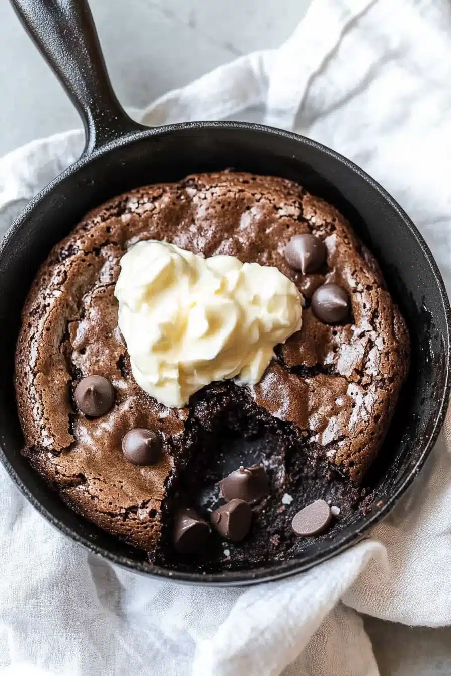 Chocolate Skillet Brownie
