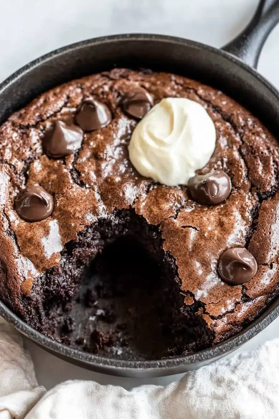 Chocolate Skillet Brownie