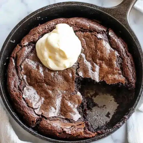 Chocolate Skillet Brownie