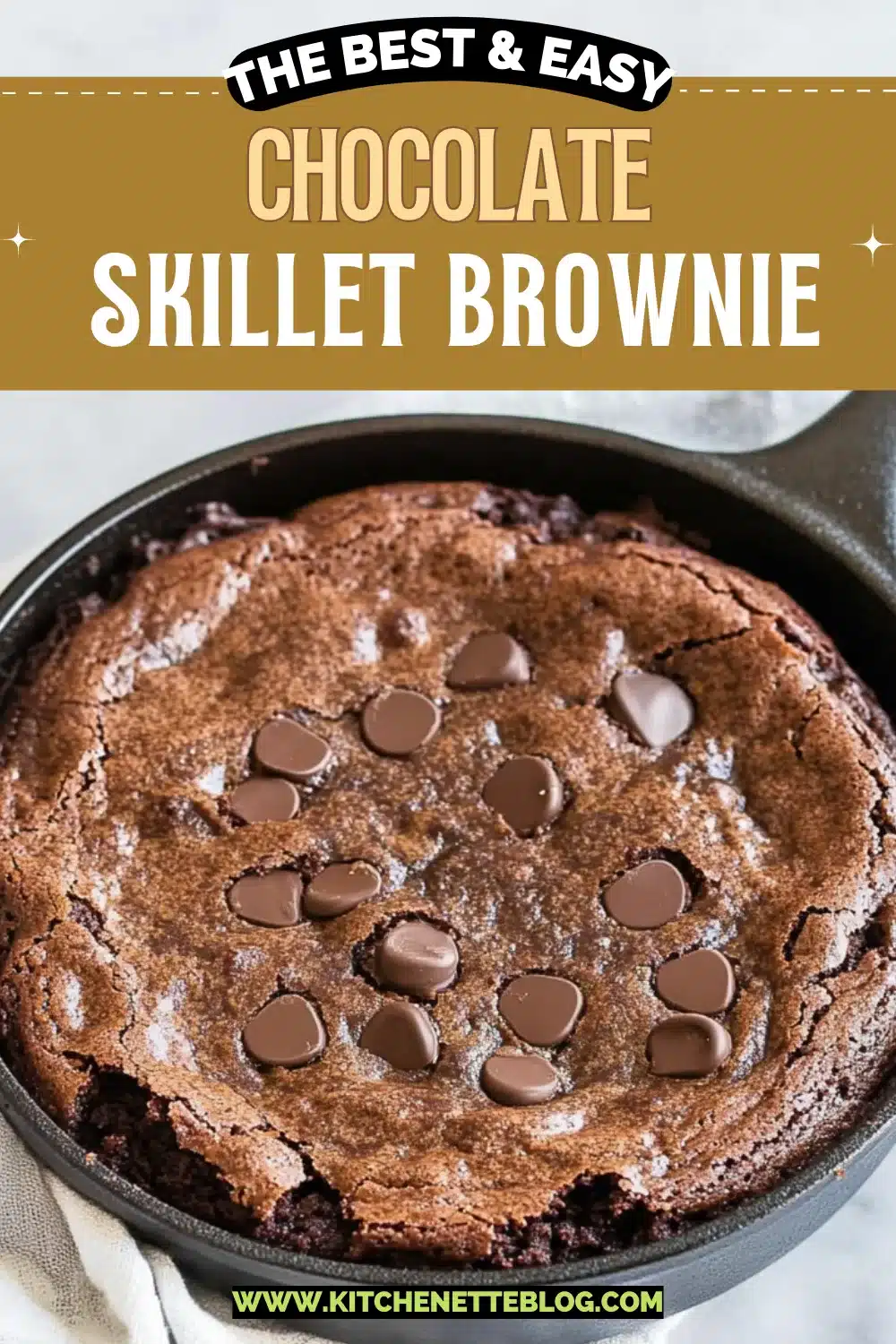 Chocolate Skillet Brownie