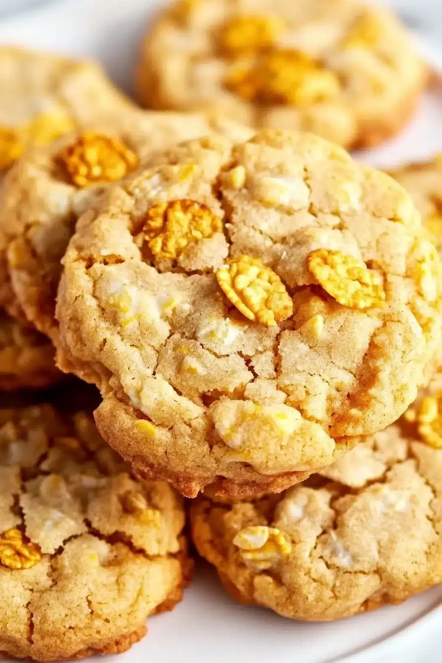 Easy Crispy Cornflake Cookies