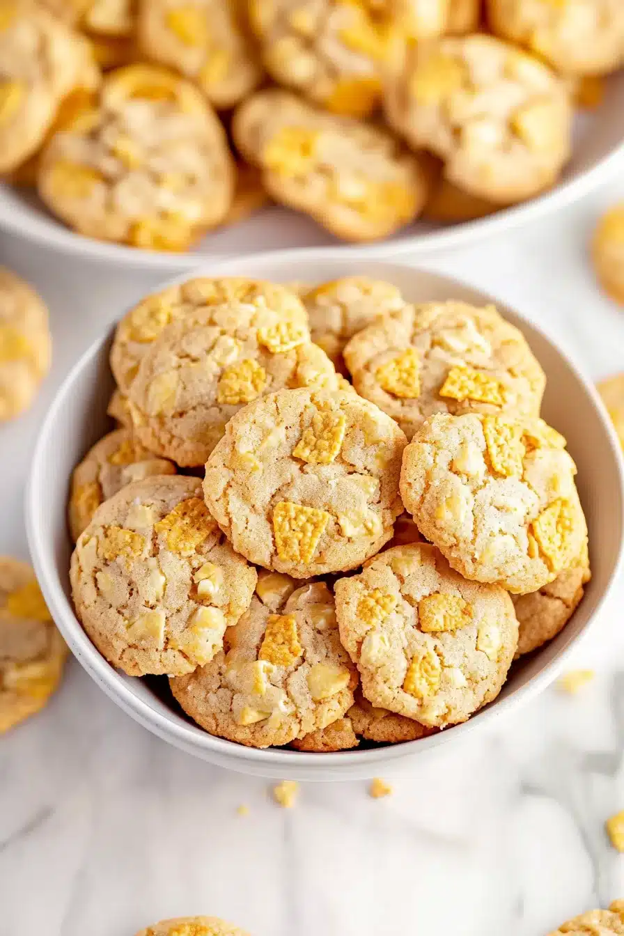 Easy Crispy Cornflake Cookies