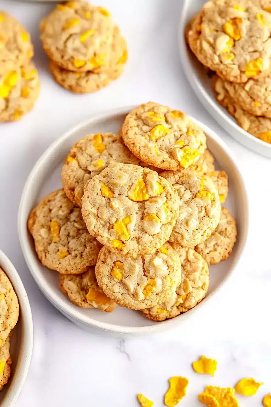 Easy Crispy Cornflake Cookies