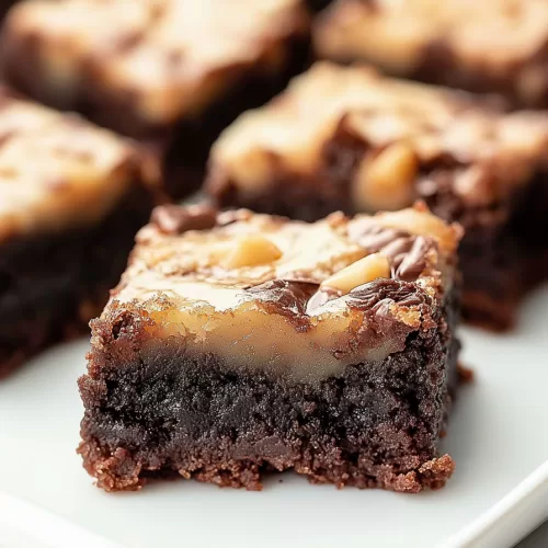 German Chocolate Brownies