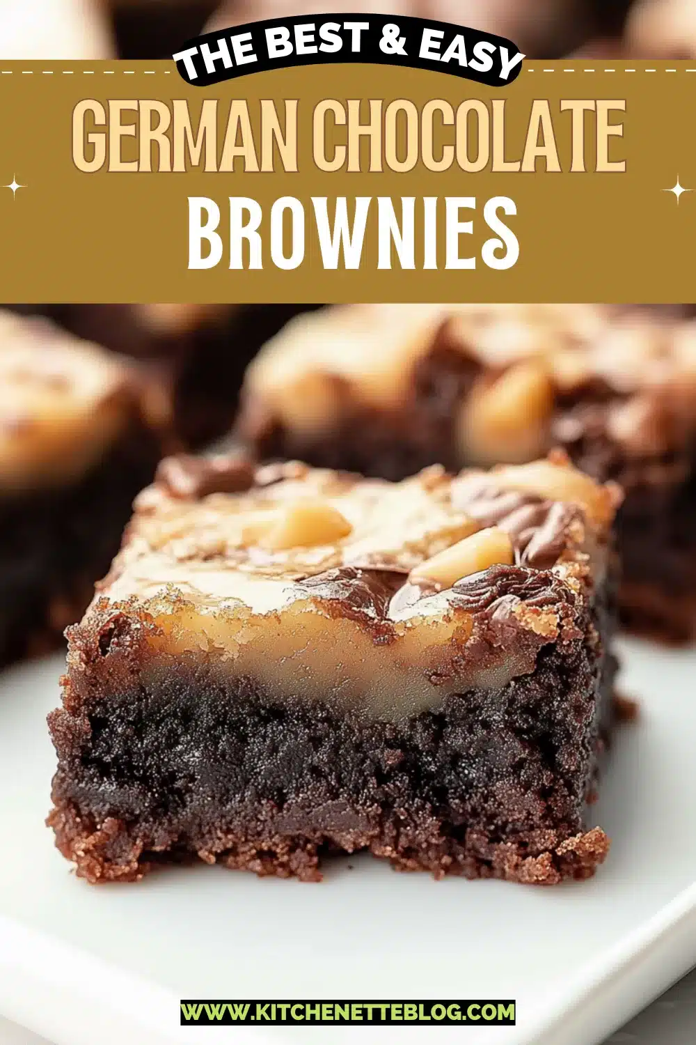 German Chocolate Brownies
