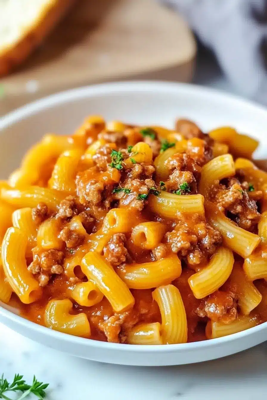 Homemade Beefaroni Recipe