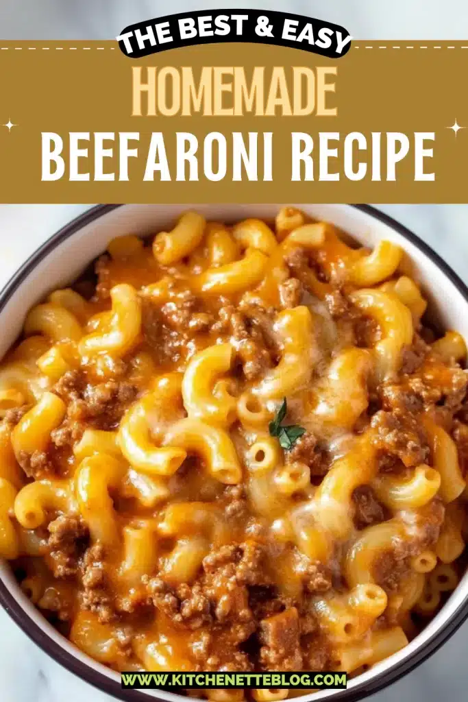 Homemade Beefaroni Recipe