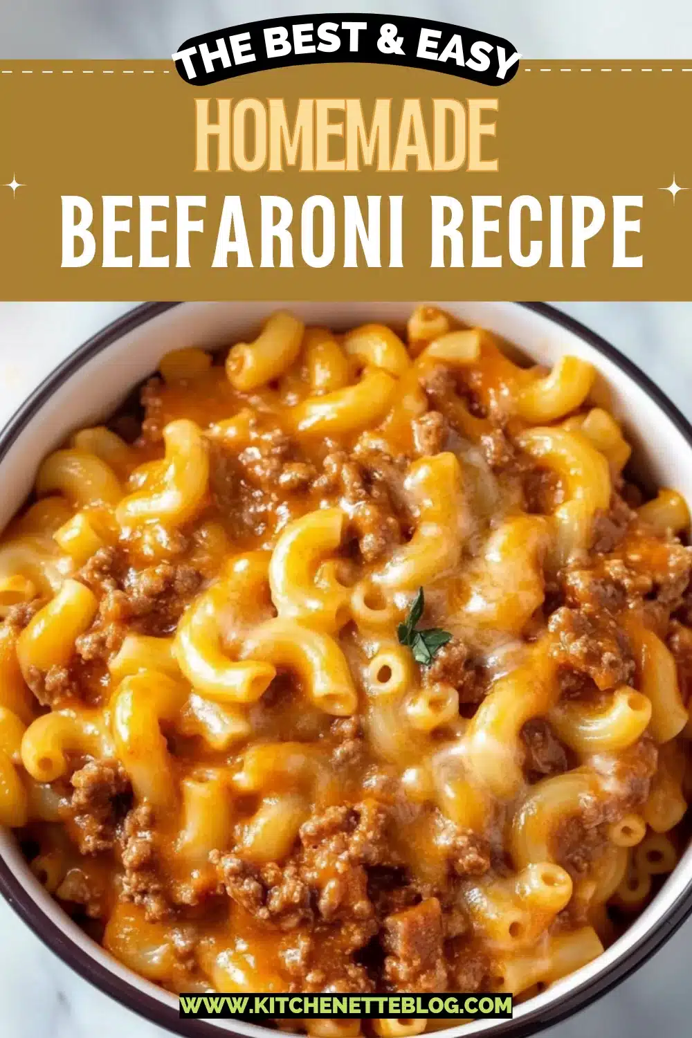 Homemade Beefaroni Recipe