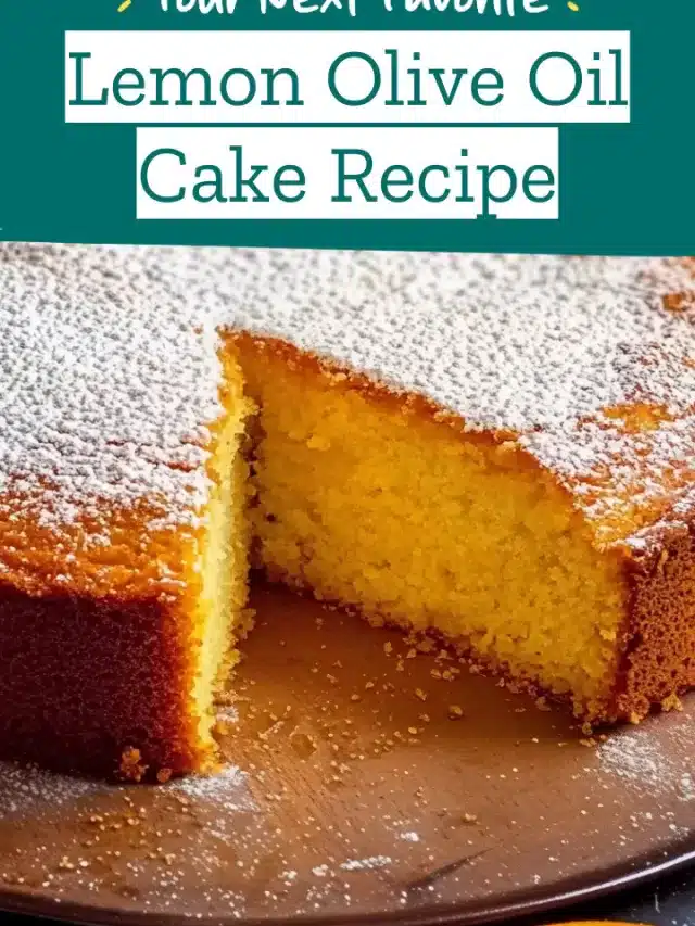 Lemon Olive Oil Cake Recipe