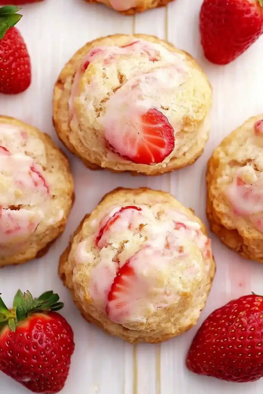Strawberry Biscuits