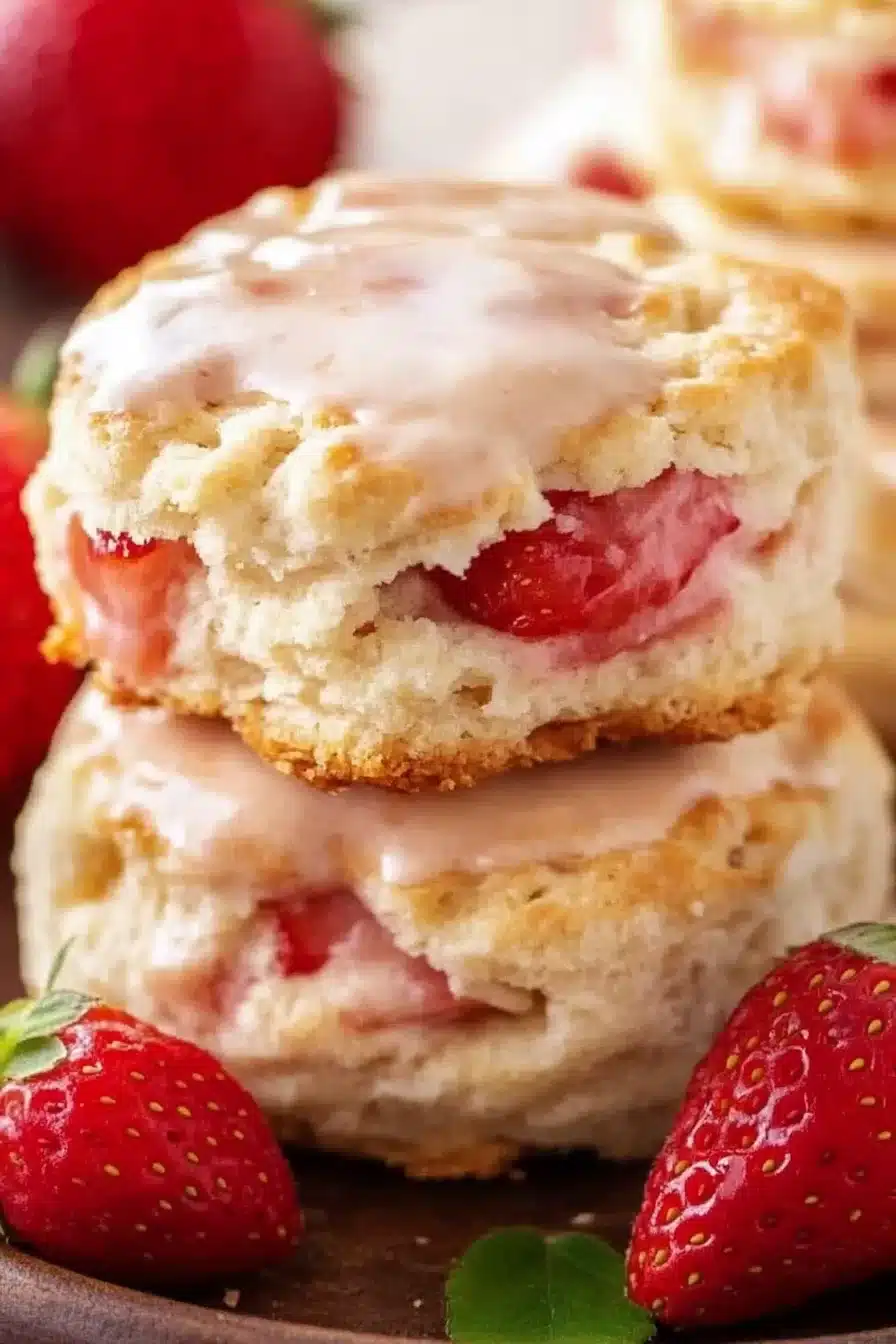 Strawberry Biscuits