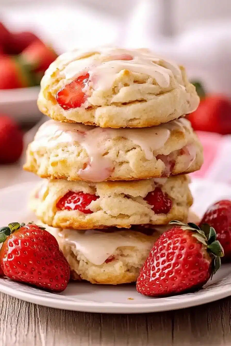 Strawberry Biscuits