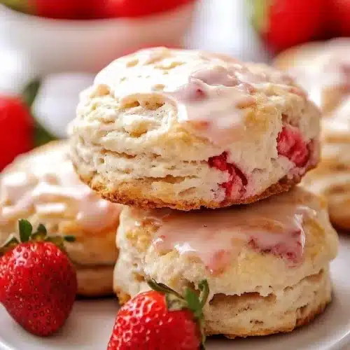 Strawberry Biscuits