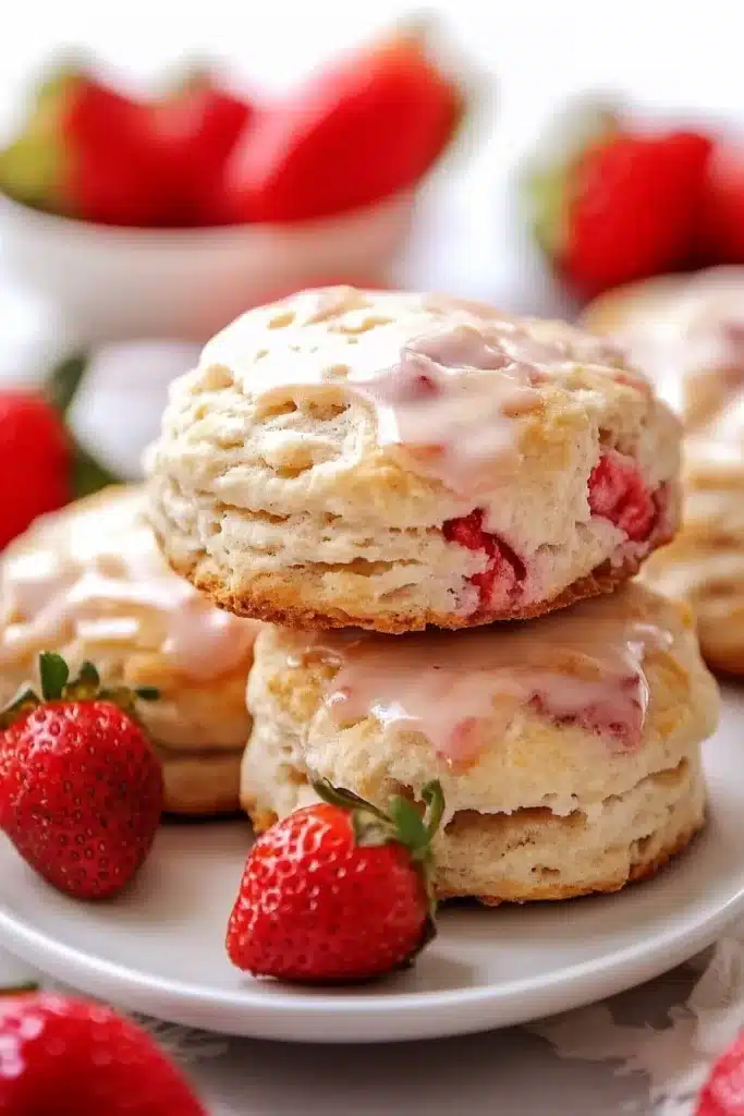 Strawberry Biscuits