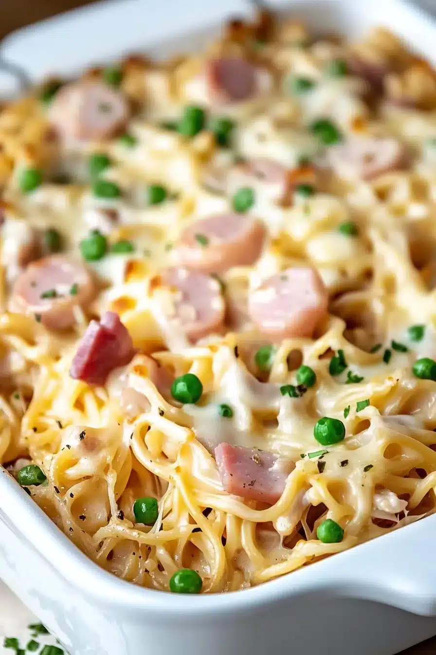 Baked Ham Tetrazzini