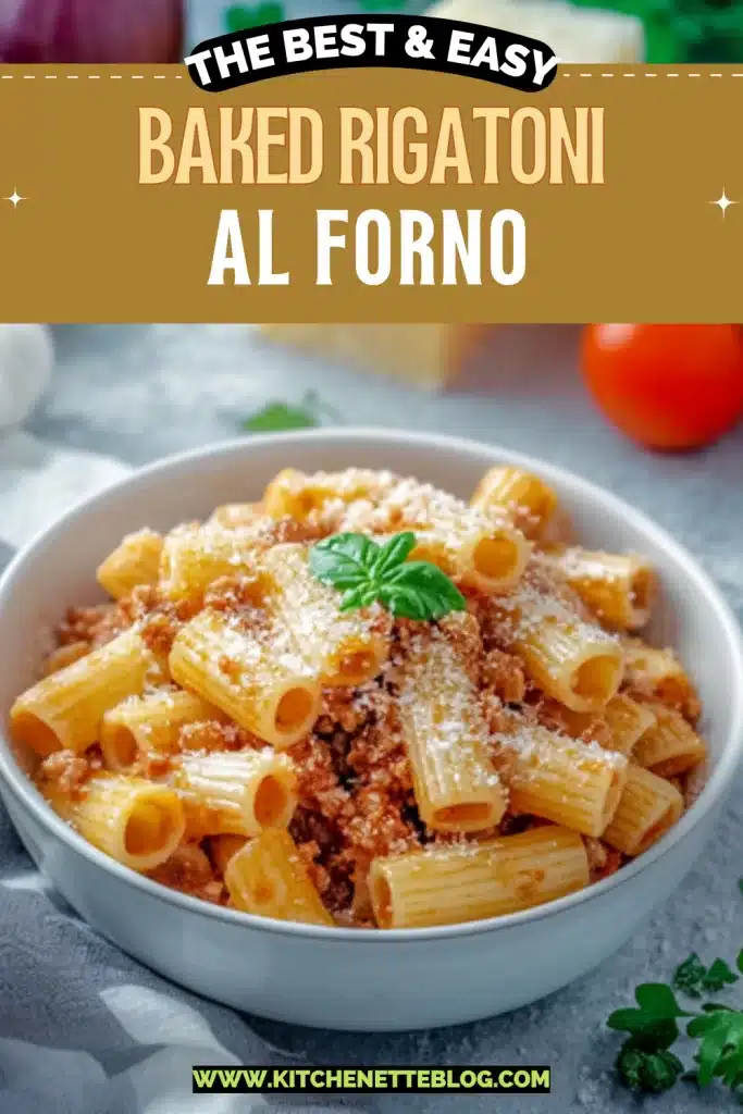 Baked Rigatoni al Forno