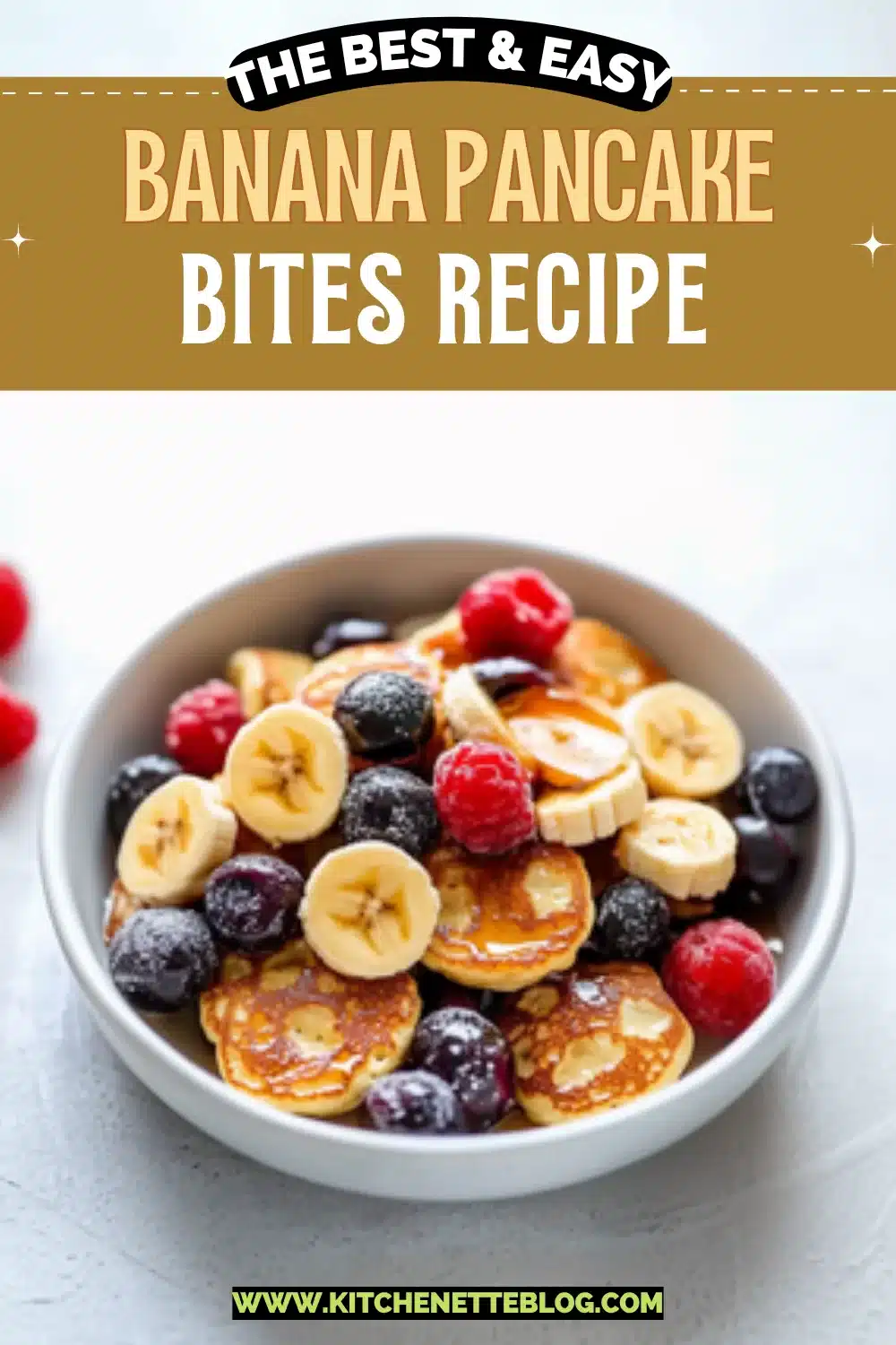Banana Pancake Bites Recipe