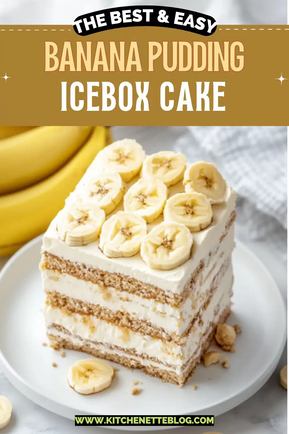 Banana Pudding Icebox Cake