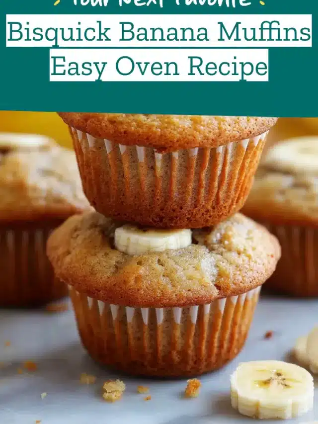 Bisquick Banana Muffins Easy Oven Recipe