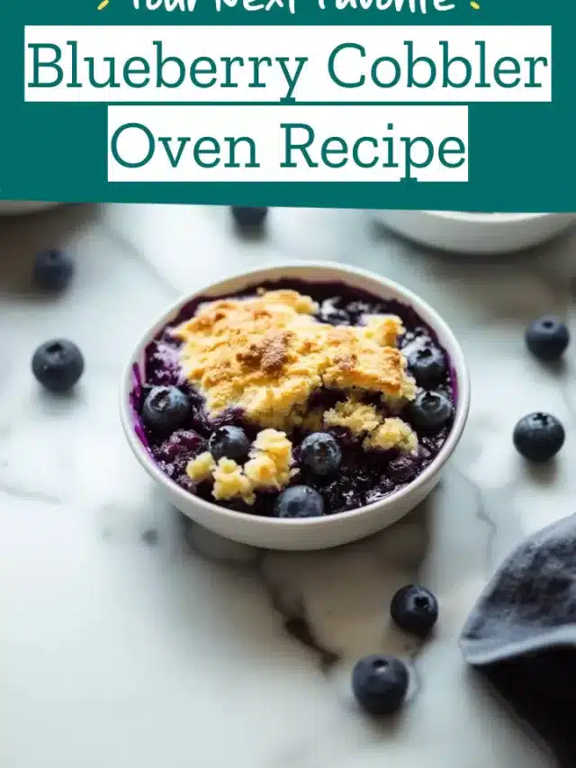 Blueberry Cobbler Oven Recipe