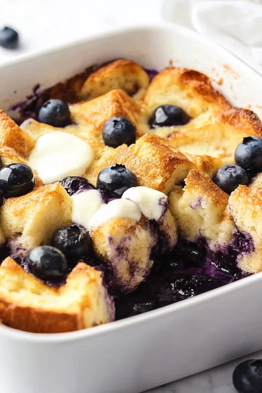 Blueberry French Toast Casserole