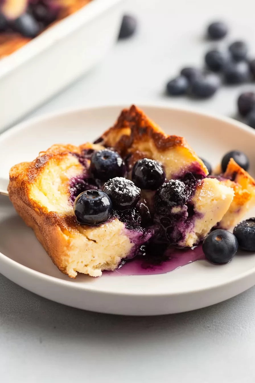 Blueberry French Toast Casserole
