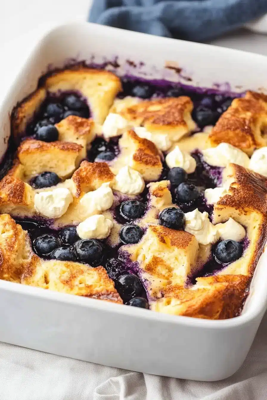 Blueberry French Toast Casserole