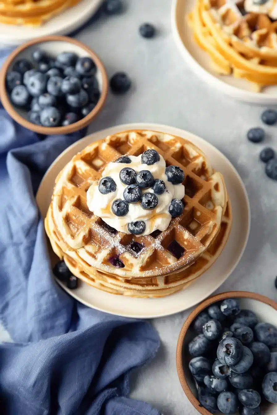 Blueberry Waffles Recipe