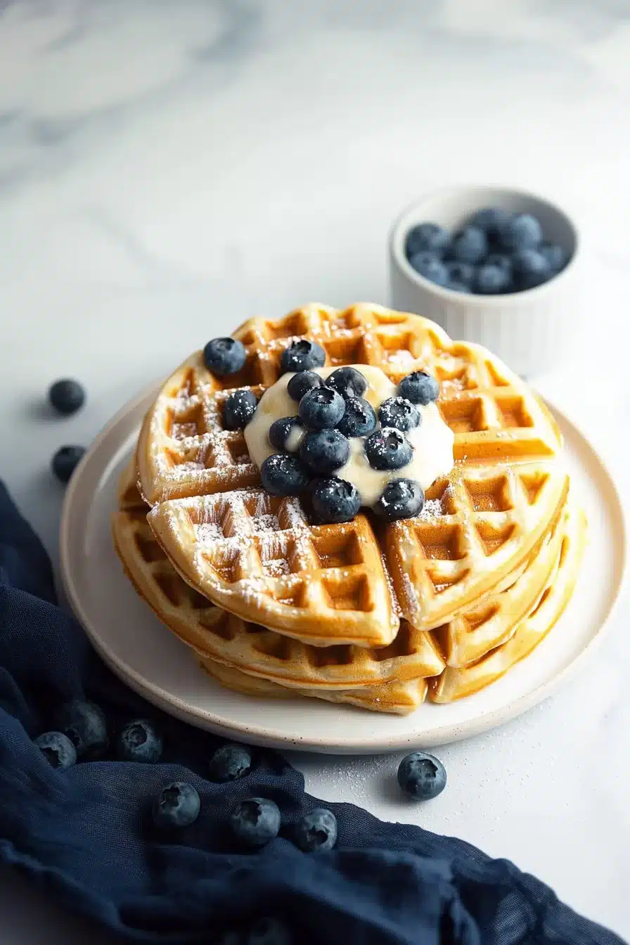 Blueberry Waffles Recipe