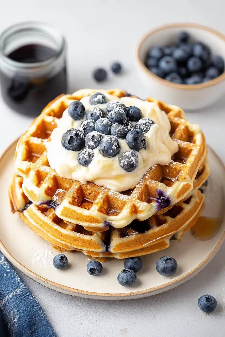 Blueberry Waffles Recipe