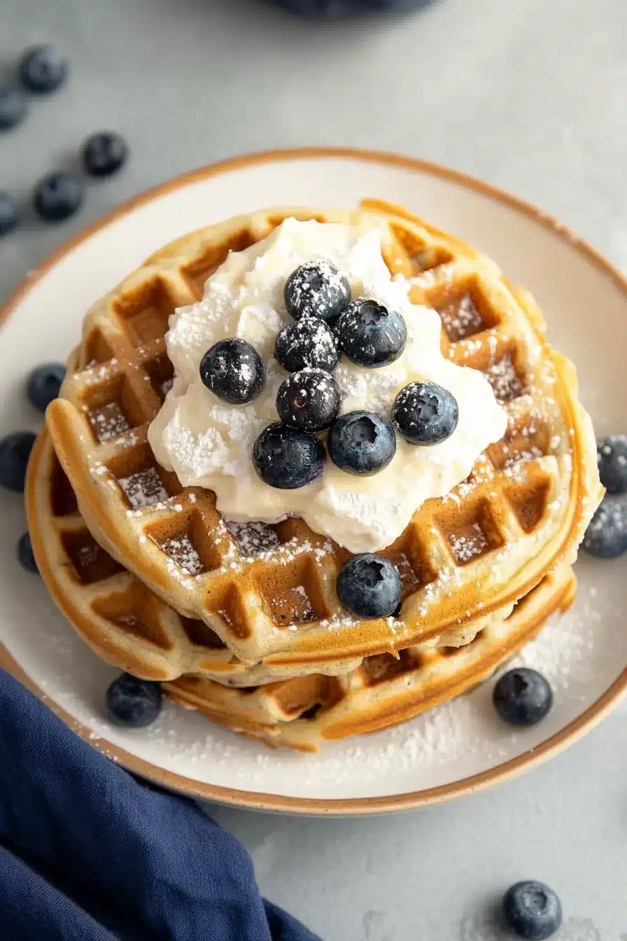 Blueberry Waffles Recipe